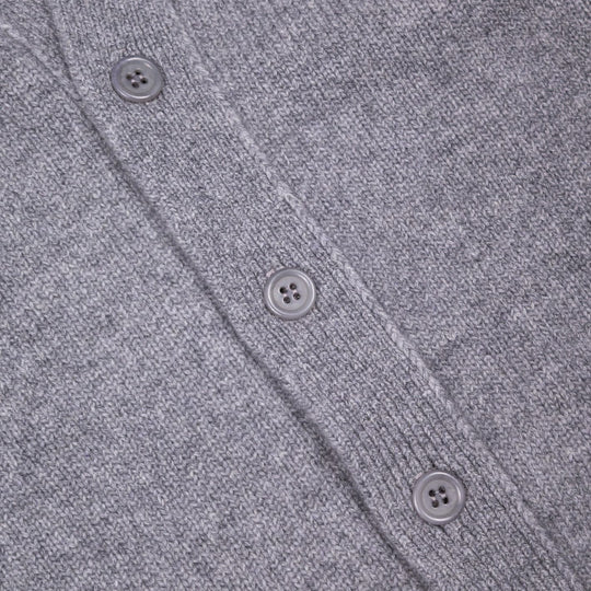 Grey Cashmere Cardigan