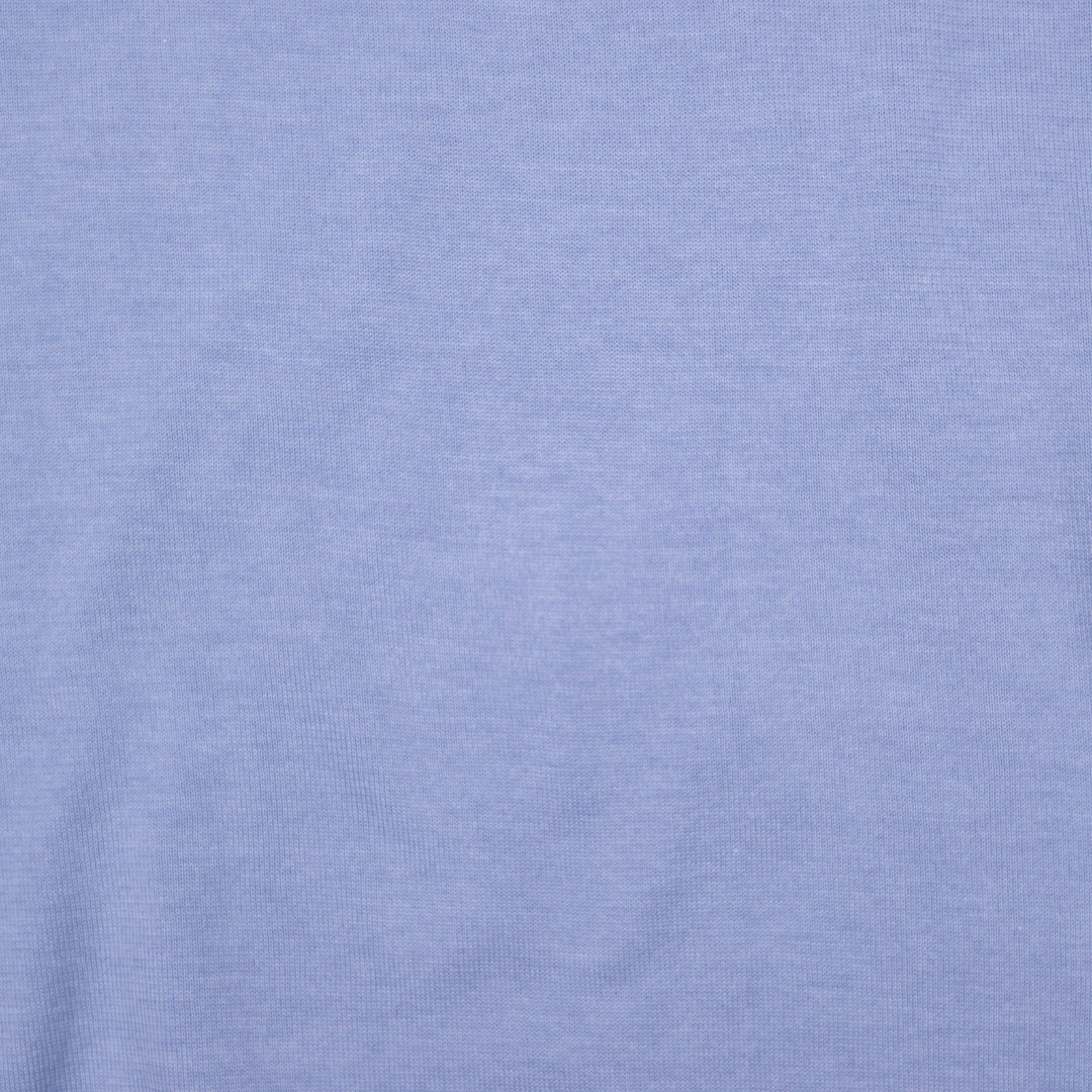 Sailor Blue Short Sleeve Knitted Polo Shirt