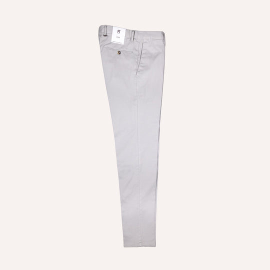 Dove Grey Cotton Chino