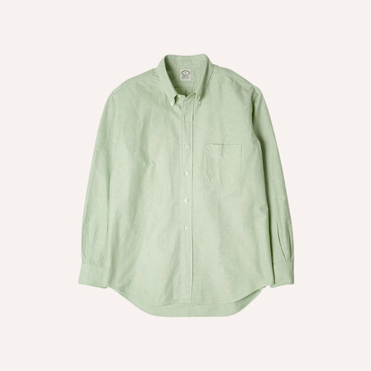 Pistachio Green Oxford Button Down Shirt