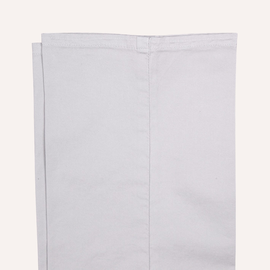 Dove Grey Cotton Chino