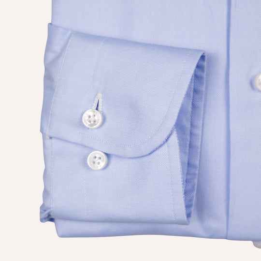 Light Blue Slim Fit Oxford Button Down Shirt