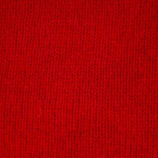 Cardinal Red Lambswool Crewneck Sweater