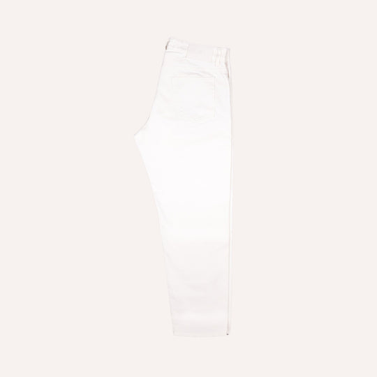 Ecru Denim Carrot Fit