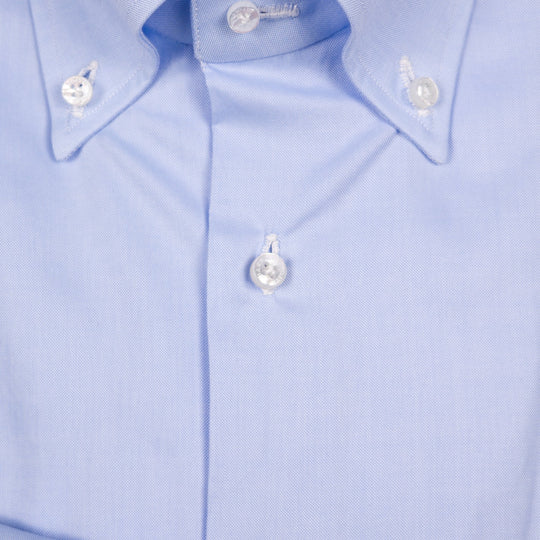 Light Blue Slim Fit Oxford Button Down Shirt