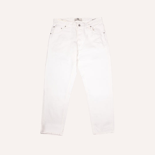 Ecru Denim Carrot Fit