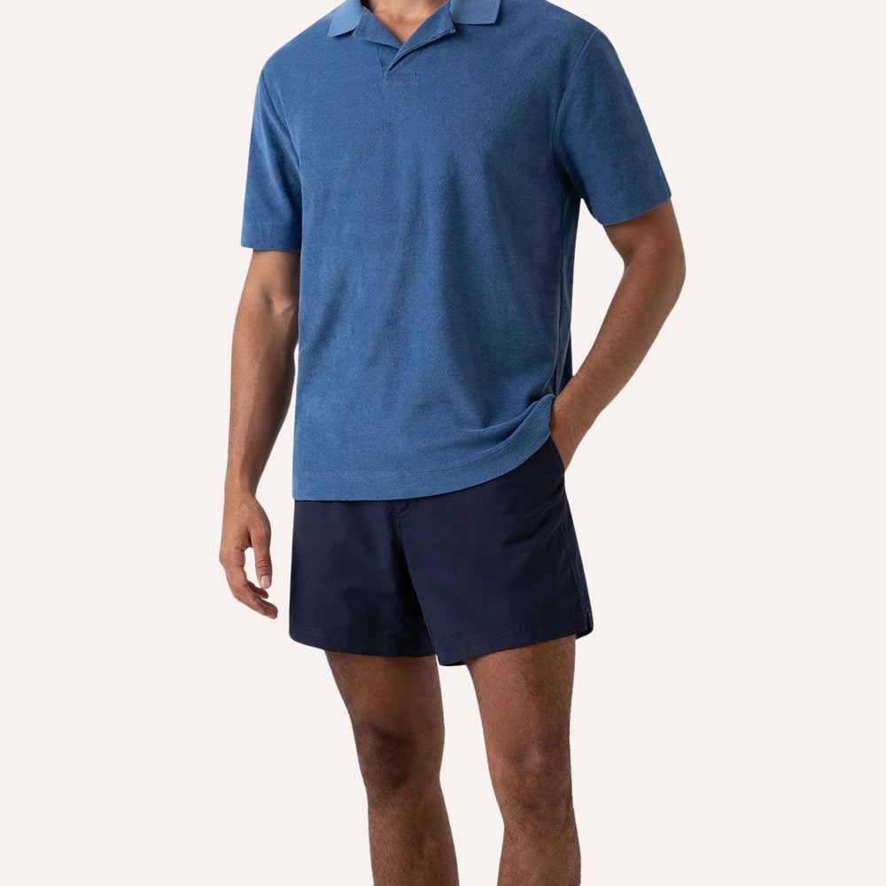 Navy Tailored Swim Shorts