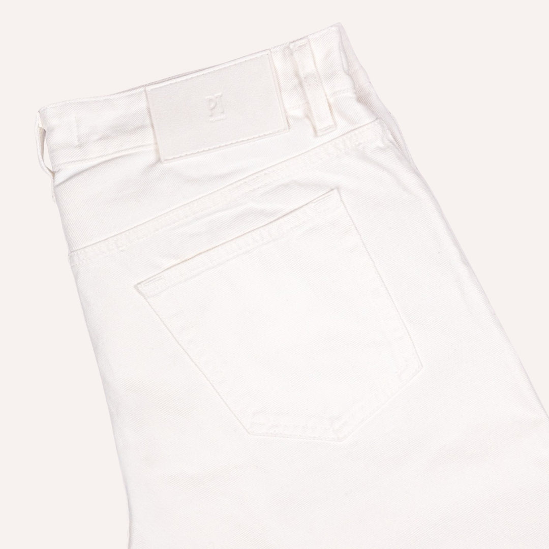 Ecru Denim Carrot Fit