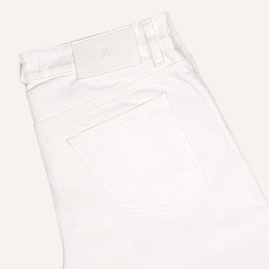 Ecru Denim Carrot Fit