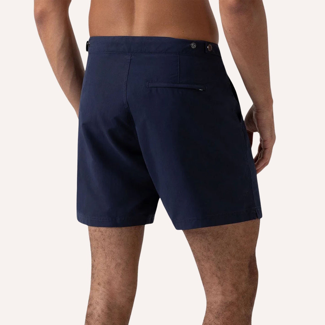 Navy Tailored Swim Shorts
