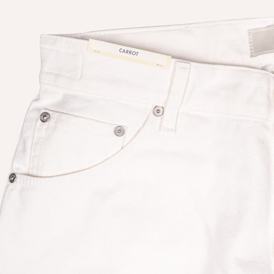 Ecru Denim Carrot Fit