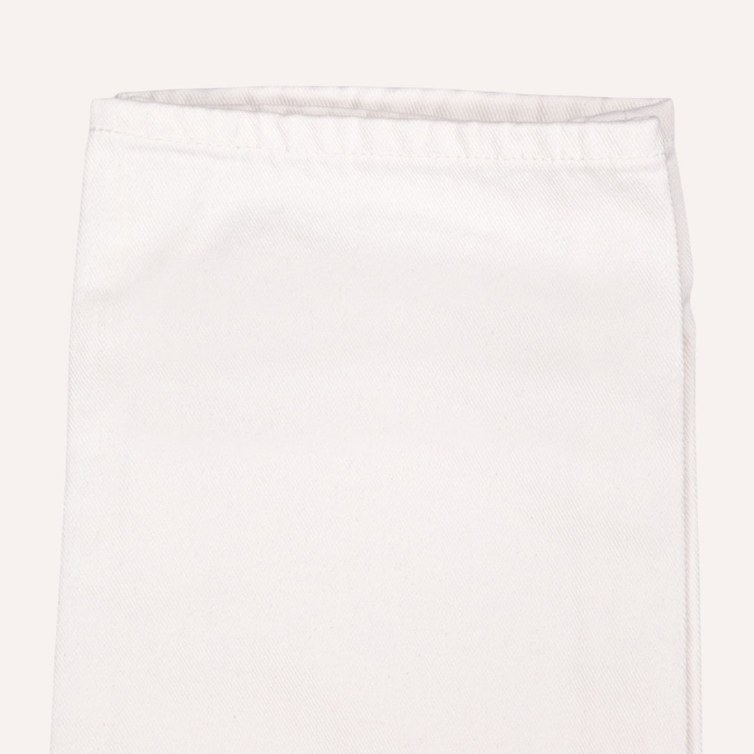 Ecru Denim Carrot Fit