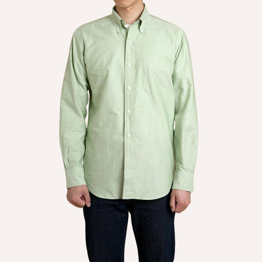 Pistachio Green Oxford Button Down Shirt