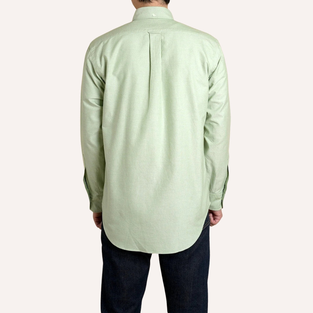 Pistachio Green Oxford Button Down Shirt