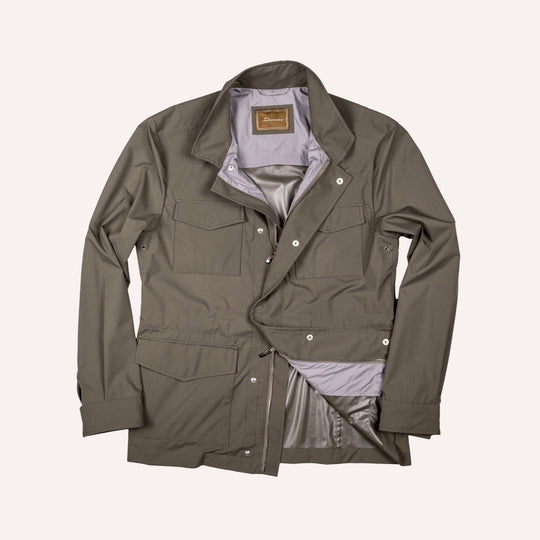 Olive Green Lightweight Technical Field Jacket