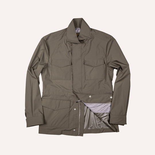 Olive Green Lightweight Technical Field Jacket