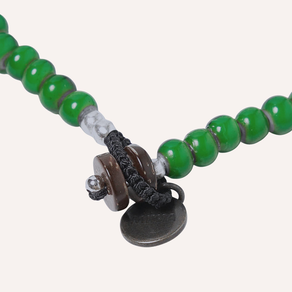 Green Beads Natural 4mm Bracelet