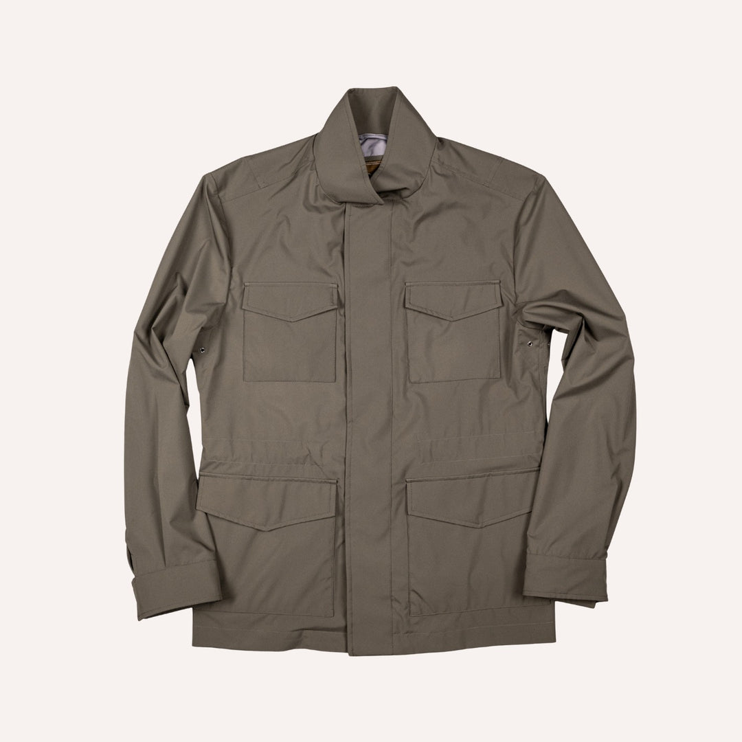 Olive Green Lightweight Technical Field Jacket