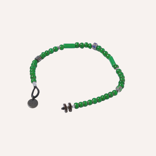 Green Beads Natural 4mm Bracelet