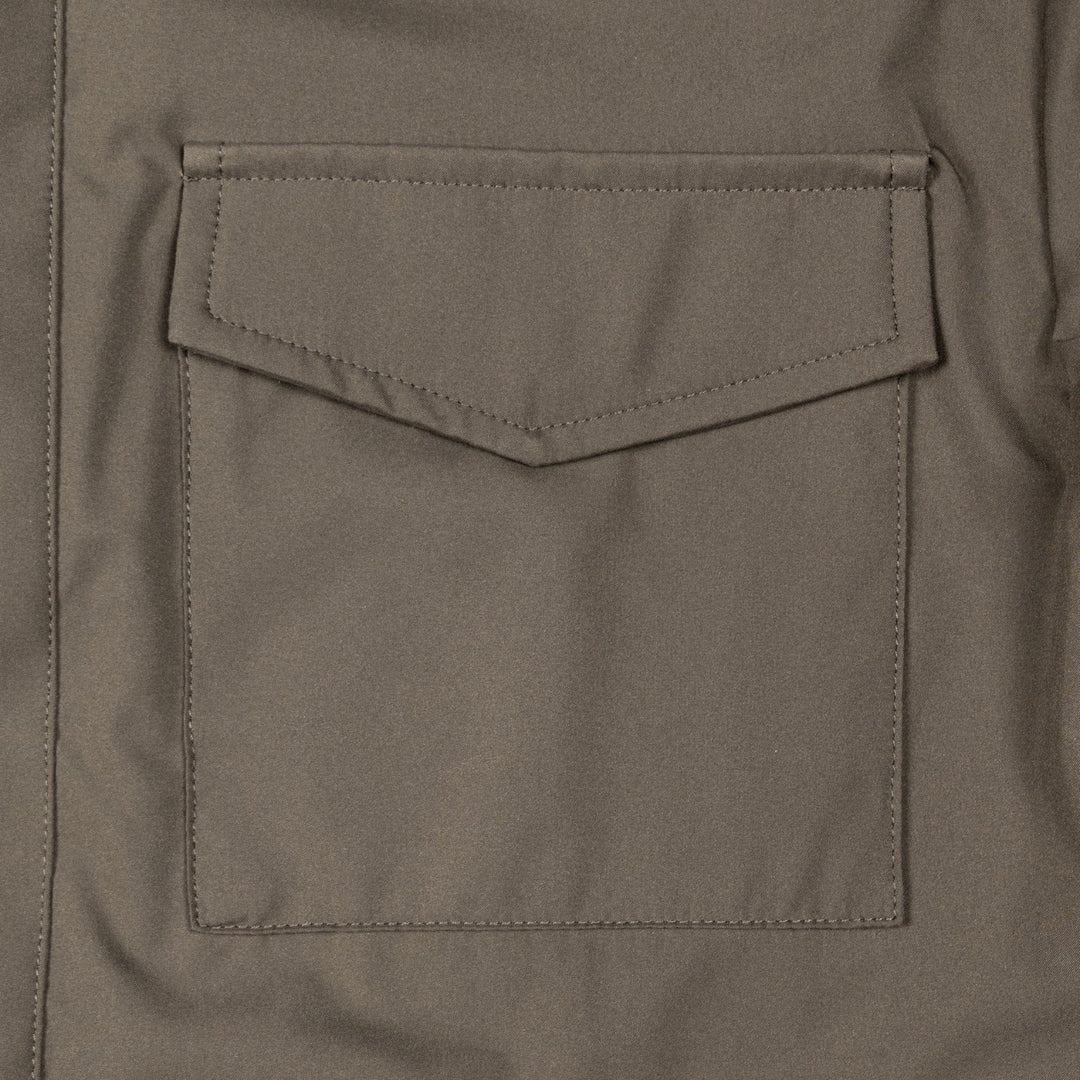 Olive Green Lightweight Technical Field Jacket