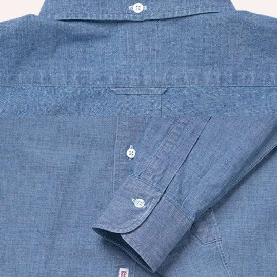 Blue Chambray Button Down Shirt