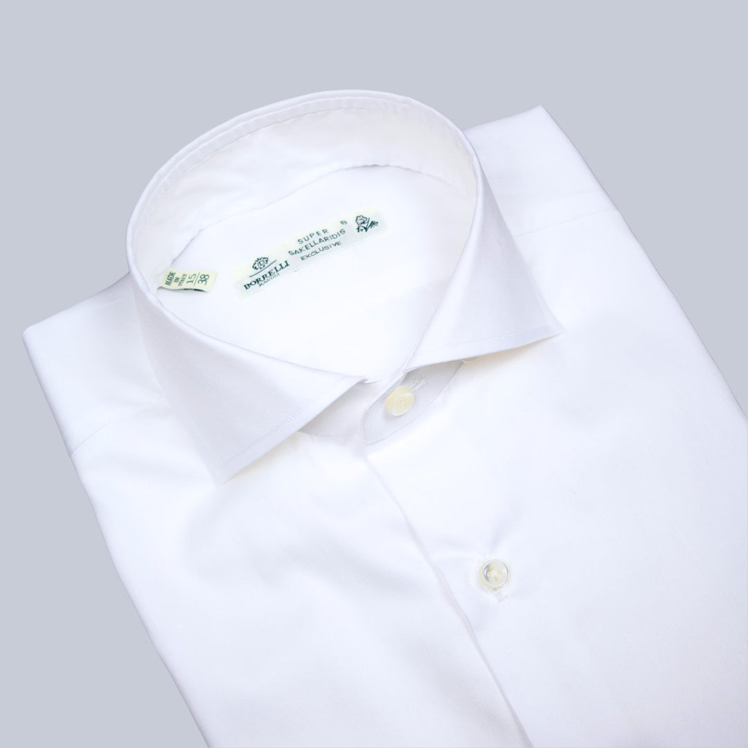White Cutaway Shirt Sakellaridis