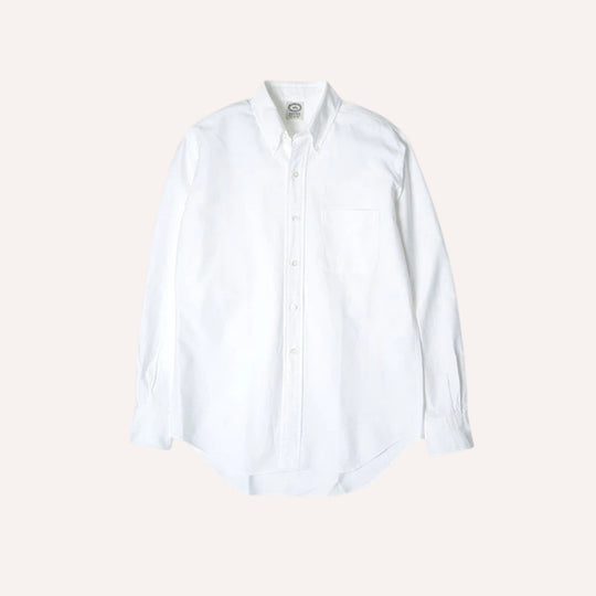 White Washed Oxford Button Down Shirt