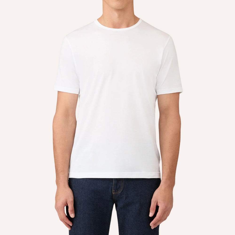 White Classic Cotton T-shirt