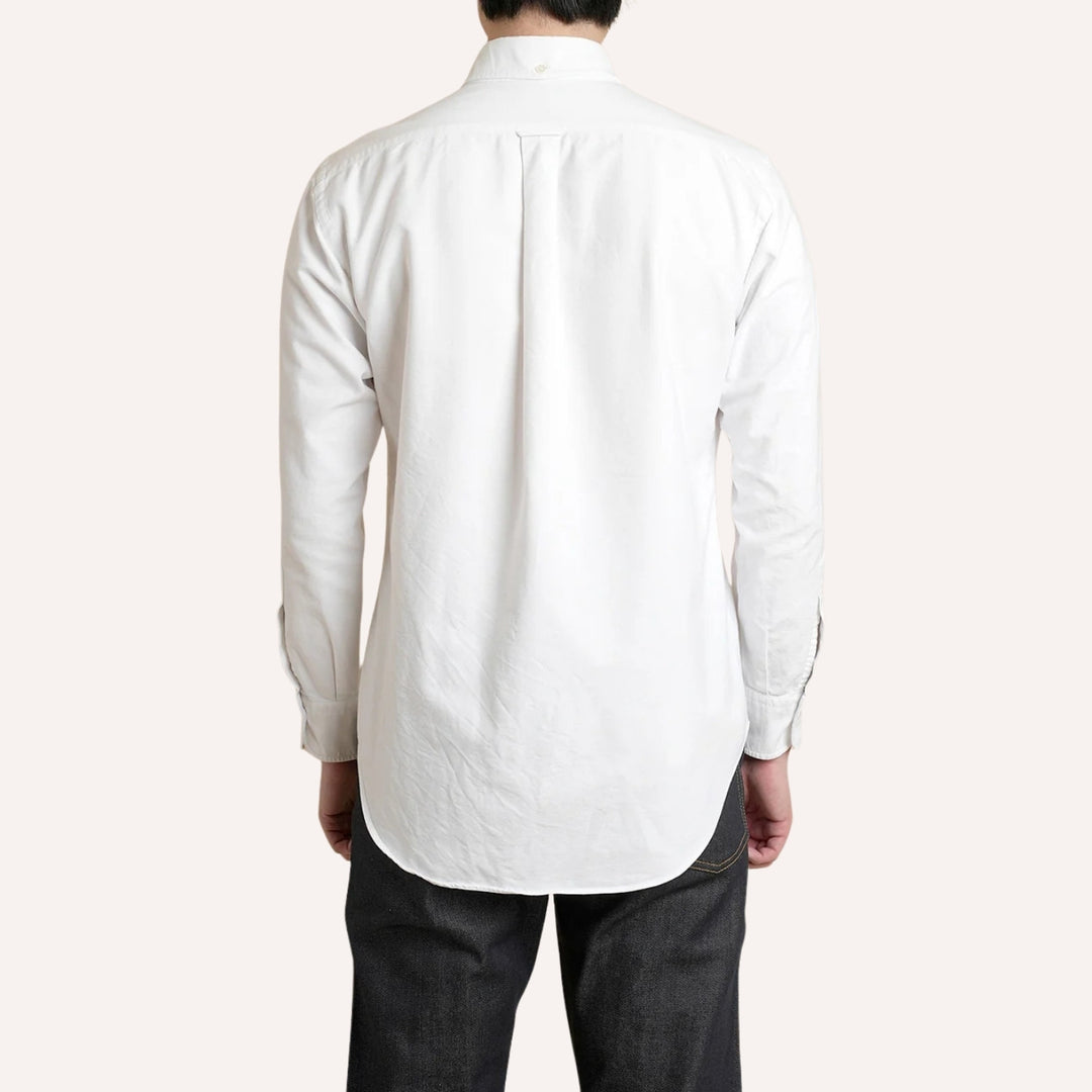 White Washed Oxford Button Down Shirt