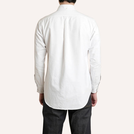 White Washed Oxford Button Down Shirt