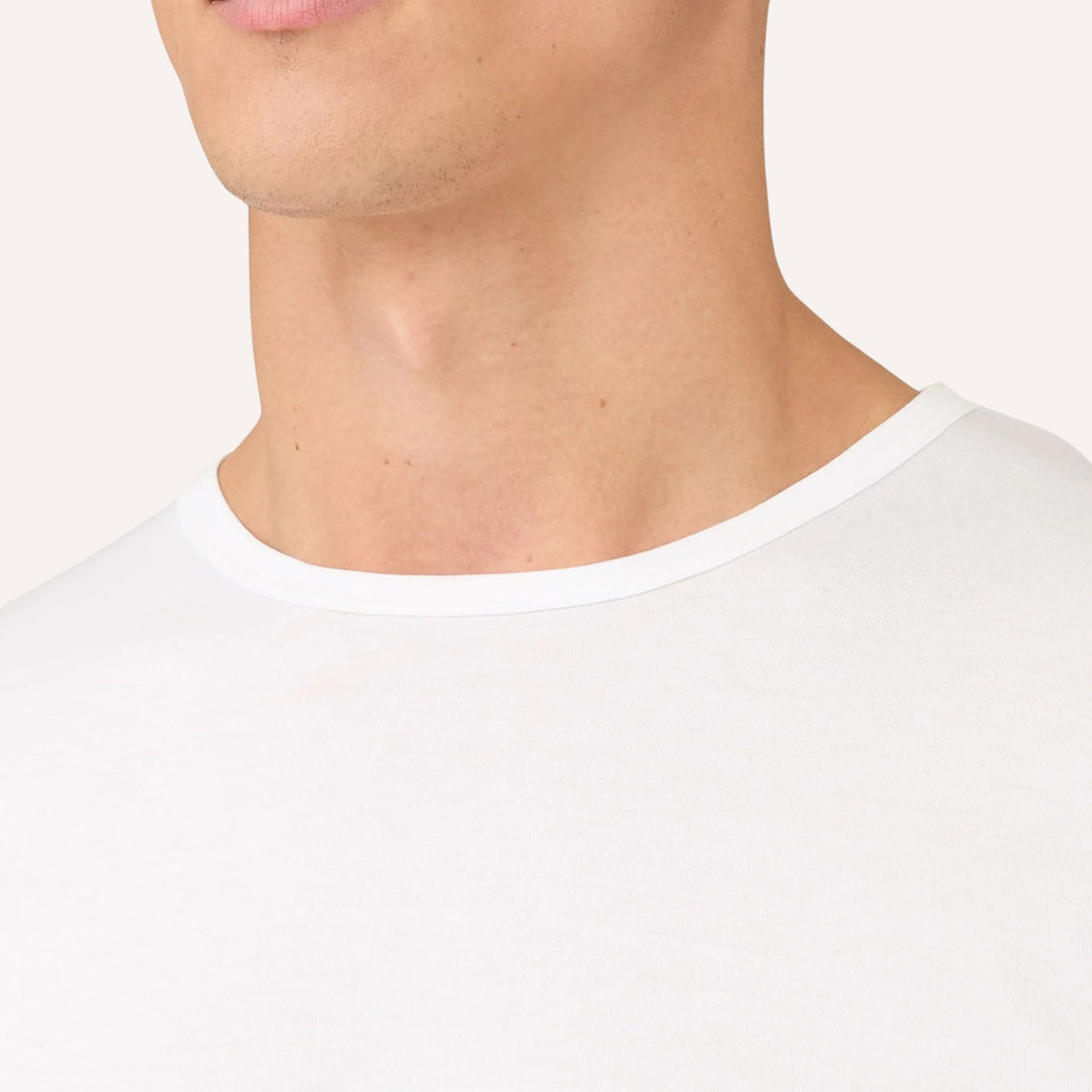 White Classic Cotton T-shirt