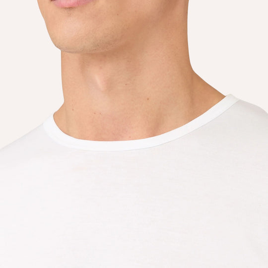 White Classic Cotton T-shirt