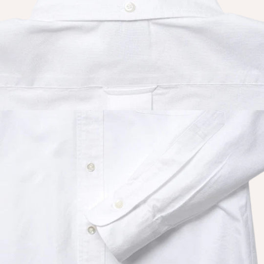 White Washed Oxford Button Down Shirt