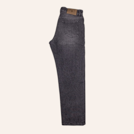 Washed Grey Denim Modern Cut