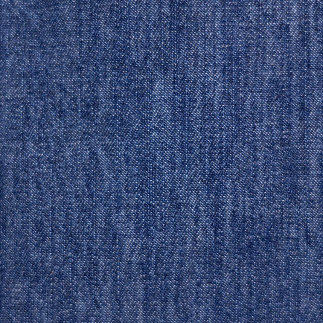 Washed Navy Denim Western Shirt - Slim Fit