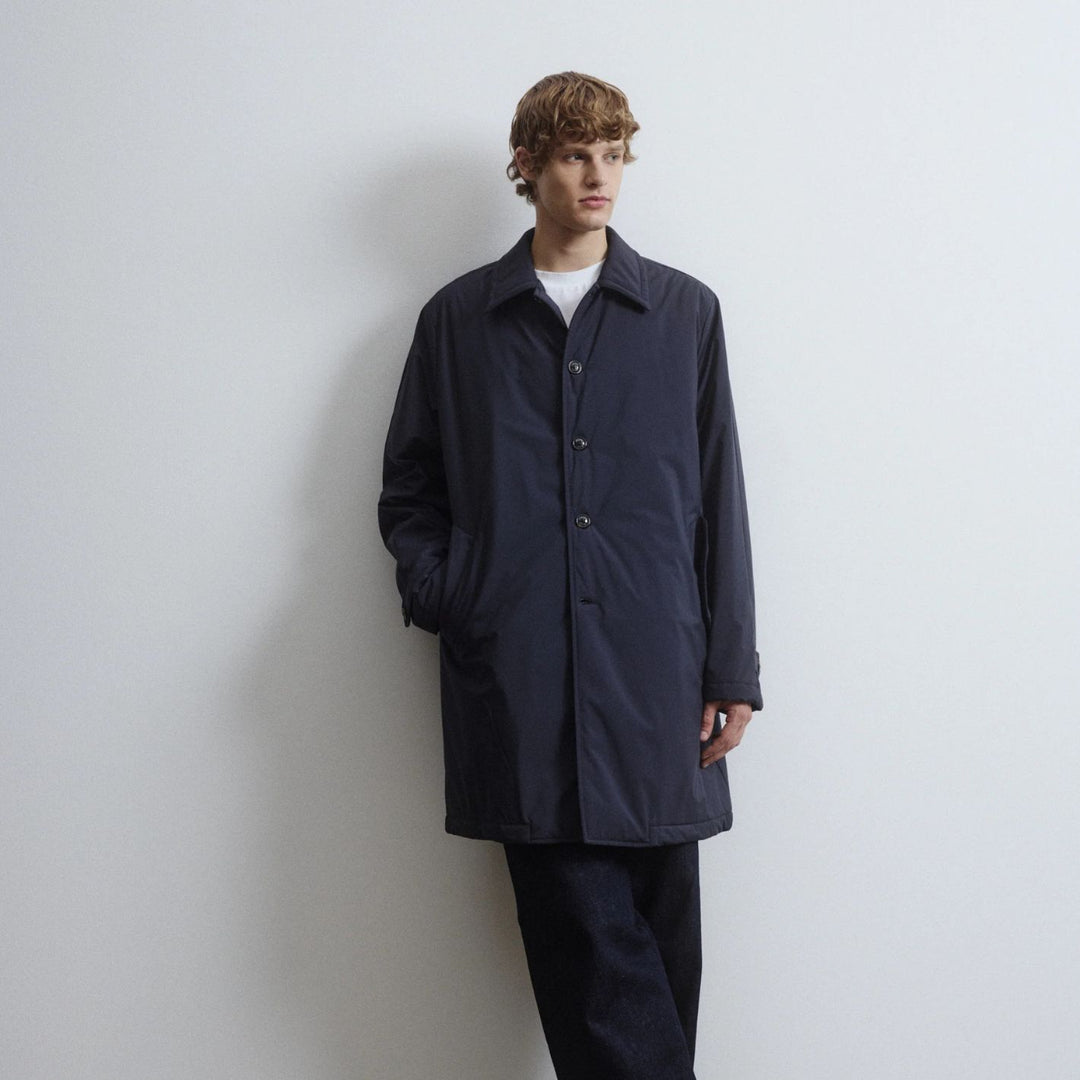 Navy Technical Padded Coat