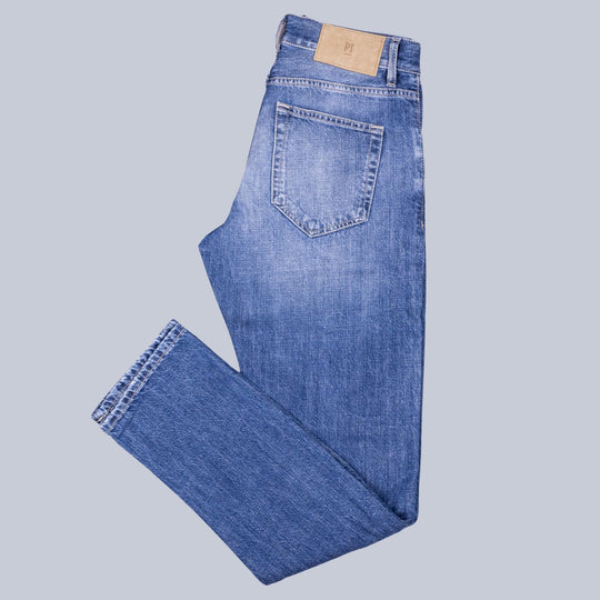Light Washed Blue Denim Regular Fit