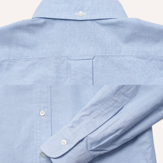 Light Blue Washed Oxford Button Down Shirt