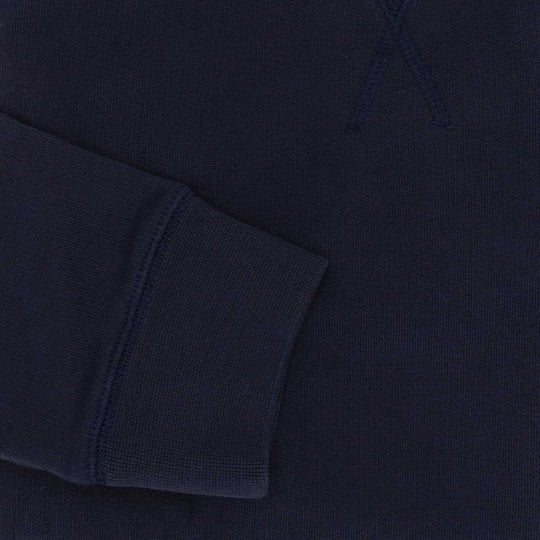 Navy Washed Loopback Sweatshirt