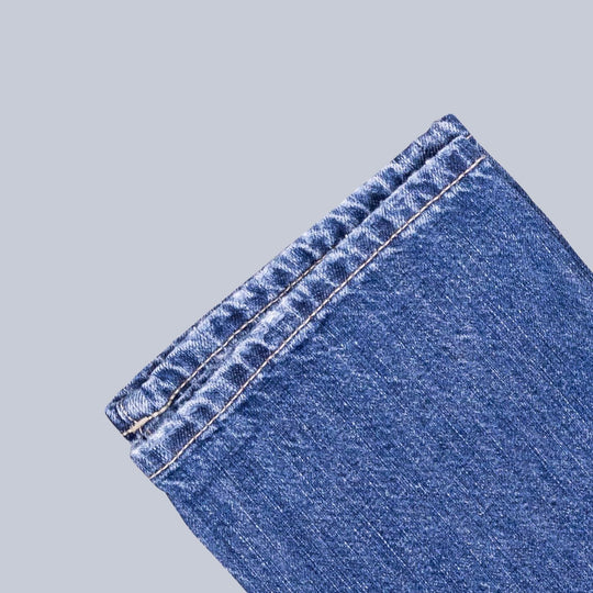 Light Washed Blue Denim Regular Fit