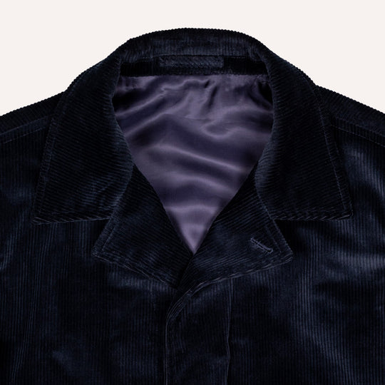 Navy Cotton Corduroy Traveller Jacket