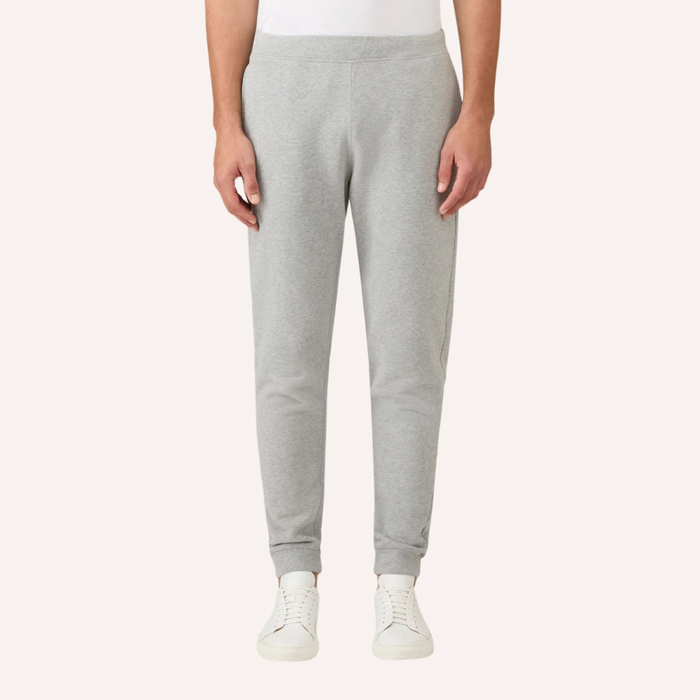 Grey Melange Loopback Track Pant