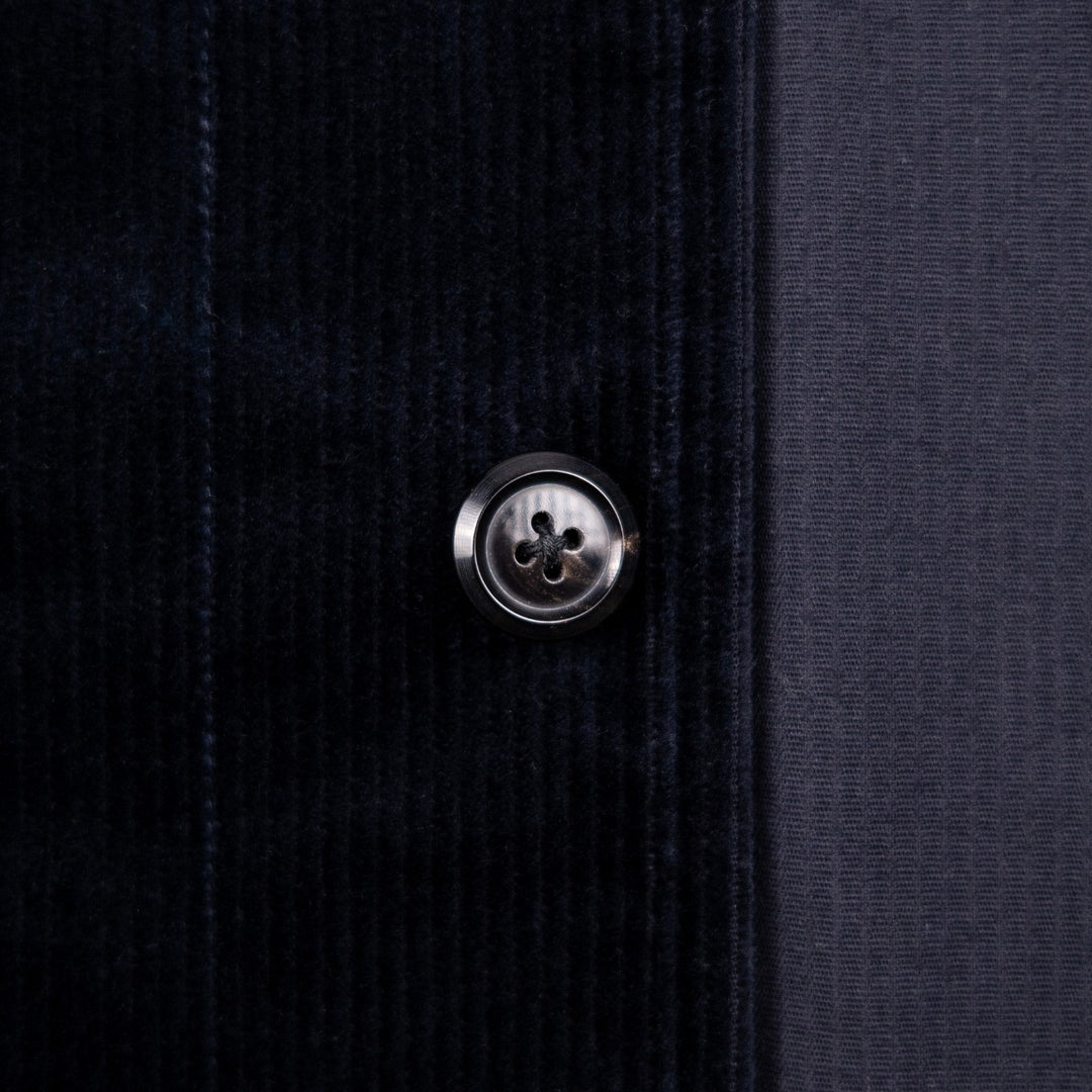 Navy Cotton Corduroy Traveller Jacket