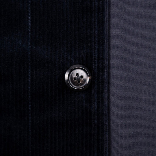 Navy Cotton Corduroy Traveller Jacket
