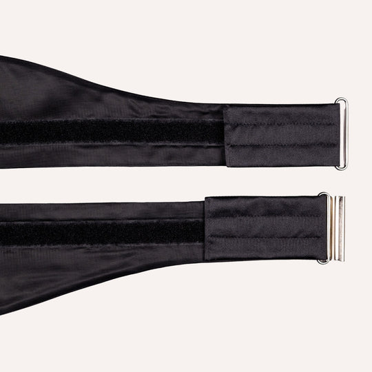 Black Satin Silk Cummberbund