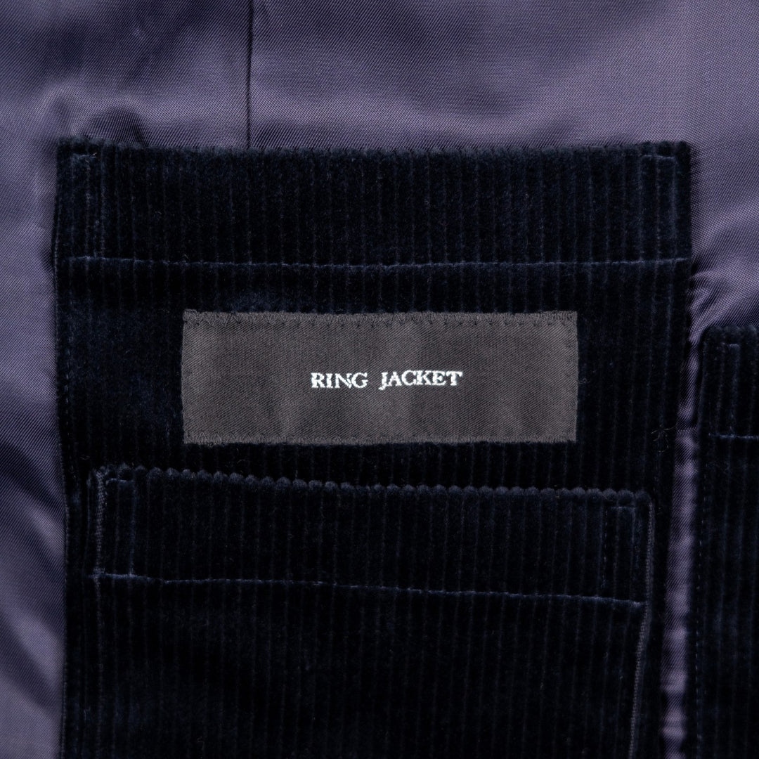 Navy Cotton Corduroy Traveller Jacket