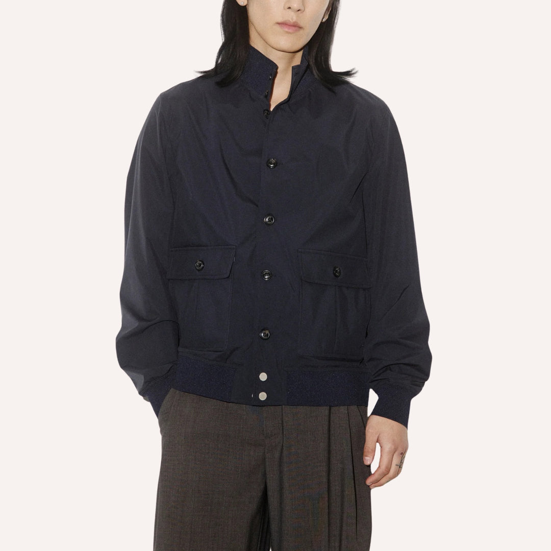 Navy Technical Waterproof Valstarino Jacket