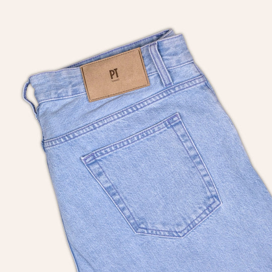 Bleach Washed Denim Modern Cut