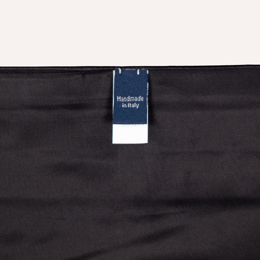 Black Satin Silk Cummberbund