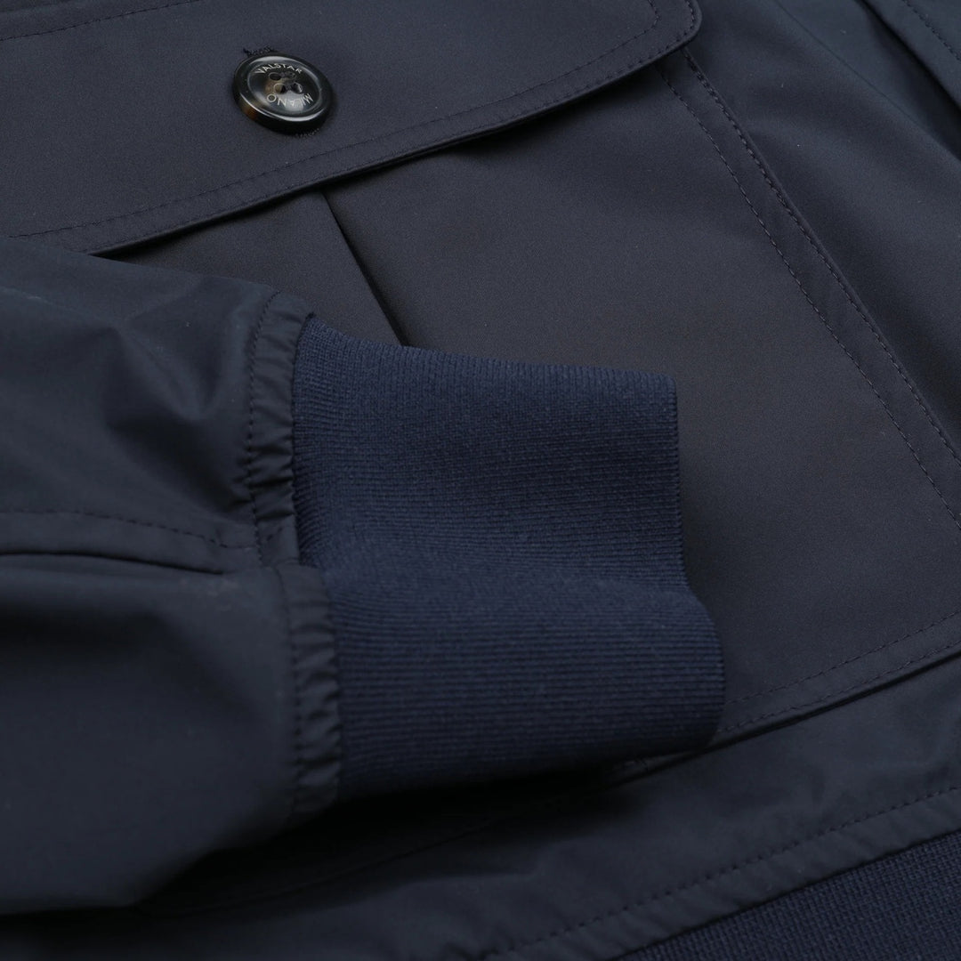 Navy Technical Waterproof Valstarino Jacket